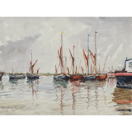 Pin Mill, Suffolk Signed Limited Edition Giclee Print